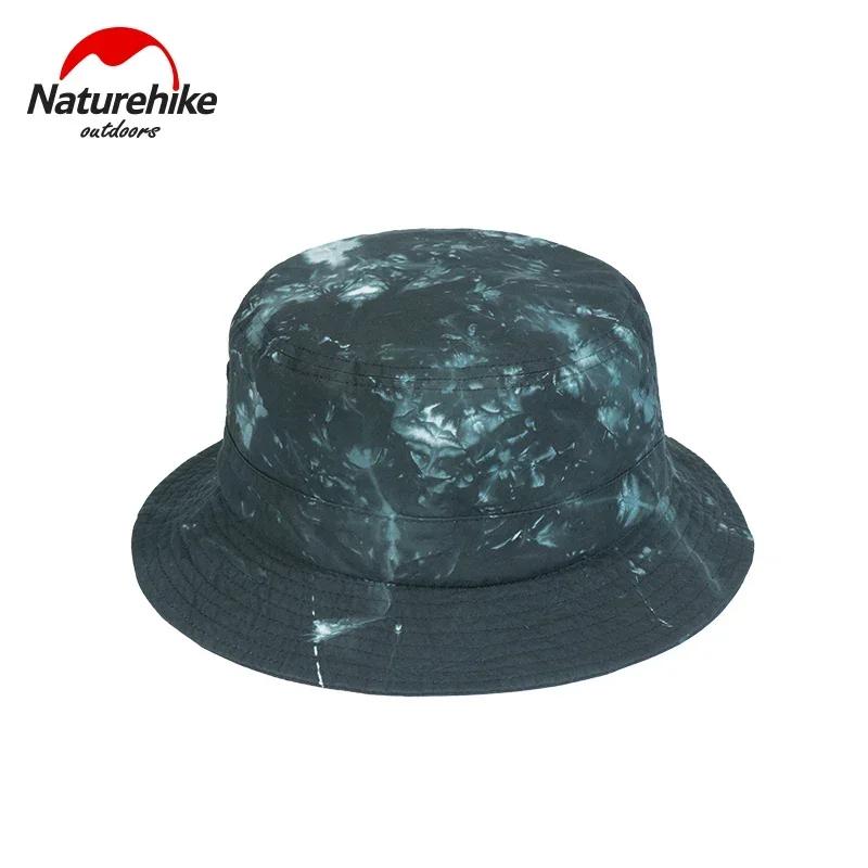 네이처하이크 레저 타이다이 작은 처마 어부 모자, 야외 햇빛 차단 및 자외선 차단 햇빛가리개 낚시 모자